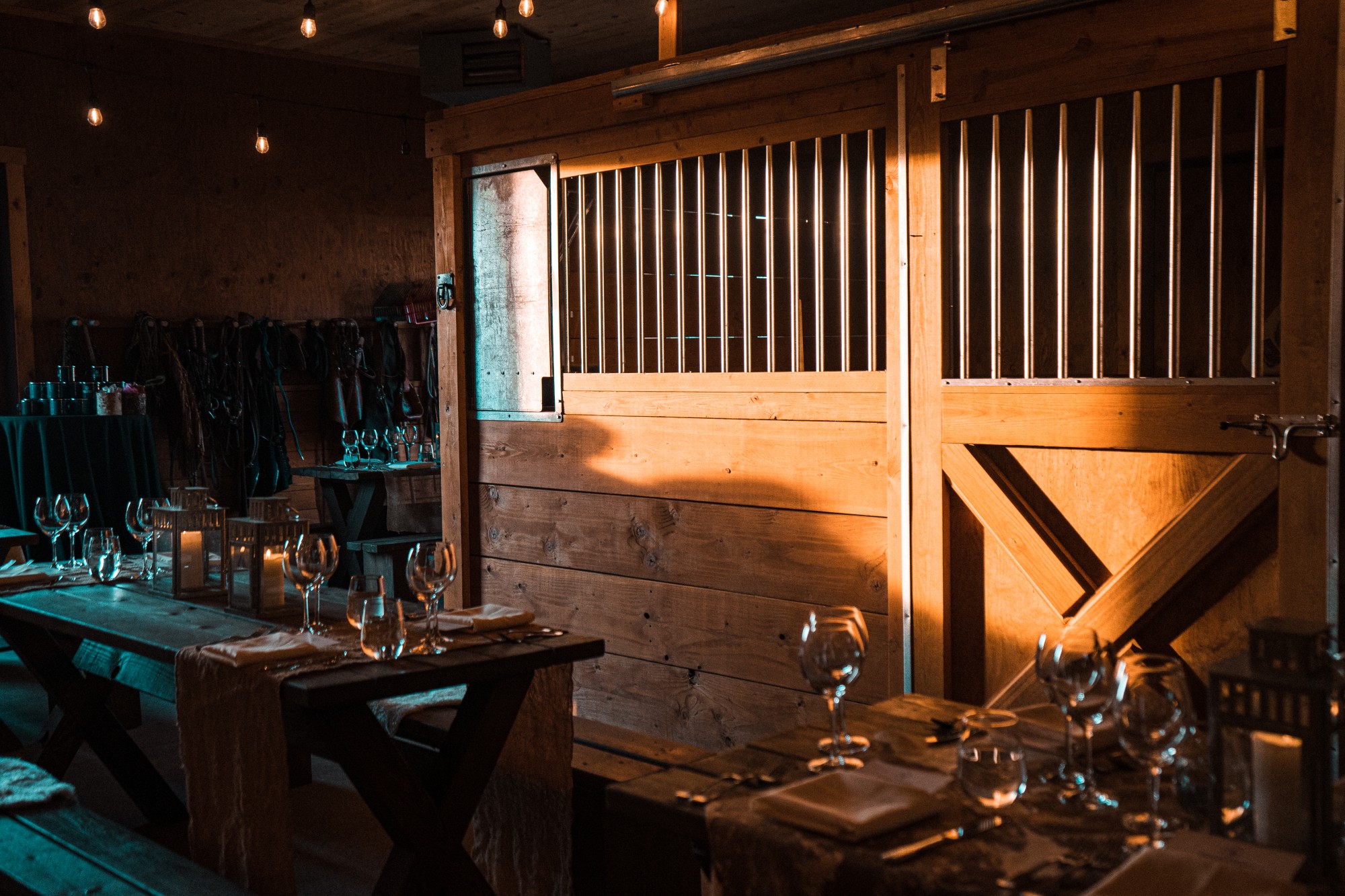 Barn Doors Mood Lighting