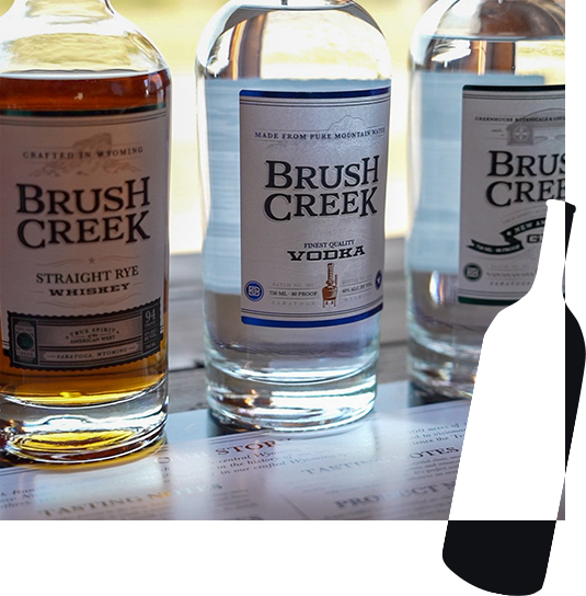 Brush Creek Whiskey, Vodka